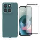 Capa Anti Choque + Película de Vidro 3D compativel com o modelo do Moto G77