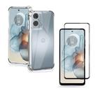 Capa Anti Choque + Película de Vidro 3D Para Motorola G85