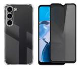 Capa Anti Choque + Película Privativa Cerâmica Fosca para Samung Galaxy A25