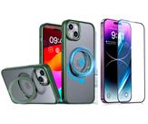 Capa Anti Impacto Anel Magnético Compativel Com iPhone 15 Pelicula Vd