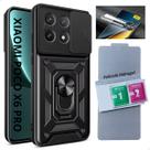 Capa Anti impacto/Anti shock para Xiaomi Poco X6 Pro 5g com proteção para câmera + Película Hidrogel
