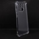 Capa anti-impacto em silicone compatível com xiaomi redmi 10c (tela: 6.71") (4g) cor:transparente