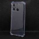 Capa anti-impacto em silicone compatível com xiaomi redmi 12c (tela: 6.71") (4g) cor:transparente
