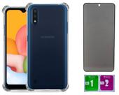 Capa Anti Impacto Para Galaxy A01 + Pelicula Privacidade