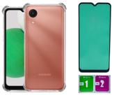 Capa Anti Impacto Para Galaxy A03 Core + Pelicula Ceramica