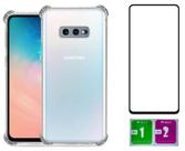 Capa Anti Impacto Para Galaxy S10e + Pelicula Vidro 3d