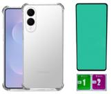 Capa Anti Impacto Para Galaxy S25 Edge + Pelicula Ceramica