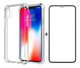 Capa Anti Impacto Para iPhone 6 7 8 10 X Xs Xr + Película 3d