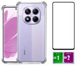 Capa Anti Impacto Para Redmi Note 14 Pro 5g + Pel. Vidro 3d
