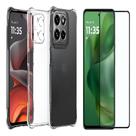 Capa Anti impacto + Pelicula de Vidro 3D Para Motorola G17