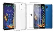 Capa Anti Impacto + Película De Vidro Para LG K40s LG K50s