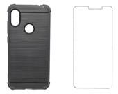 Capa Anti Impacto Preta Para Redmi Note 6 Pro + Pel. Vidro Capa Anti Impacto Preta Para Redmi Note 6 Pro + Pel. Vidro
