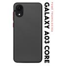 Capa Anti Impacto Space Acrílico Translucida Fumê Protetora para Galaxy A03 Core A032 tela 6.5