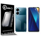 Capa anti impacto transparente + Película De Hydrogel HD Para Xiaomi Poco C65 Tela 6.74 - Cell In Power25