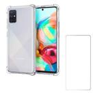 Capa Anti Impactos Galaxy A51 + Película Vidro 5d + Kit Aplicação