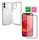 Capa Anti Shock + Película De Vidro Compatível Com Iphone 12