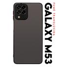 Capa Anti Shock Space Acrílico Translucida Fumê Botões Vermelho para Galaxy M53 5g M536 Tela 6.7