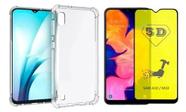 Capa Anti Shock Transparente + Película De Gel 5D Galaxy A10 2019
