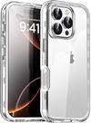 Capa anti-slip para iphone 16 pro - transparente gshield