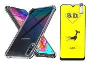 Capa Antichoque + Película Gel 5d Para Samsung A50 Sm-a505gt Capa Antichoque + Película Gel 5d Para Samsung A50 Sm-a505gt
