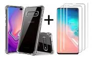 Capa Antishock + Pelicula Vidro Para Galaxy S10