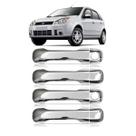 Capa Aplique Maçaneta Cromado Ecosport 2003 a 2012 Fiesta 2002 a 2010 4 PORTAS