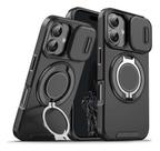Capa Armor Titan iPhone 17 Suporte Ring Metalico Magnetico Indução Tampa Câmera