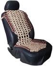 Capa Assento Encosto Massageador Automóvel Bolinhas Madeira