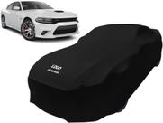 Capa Automotiva Dodge Charger Srt Tecido Helanca Cor Preta