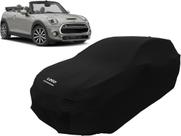 Capa Automotiva Mini Cooper Cabrio Em Tecido Lycra Cor Preta Capa Automotiva Mini Cooper Cabrio Em Tecido Lycra Cor Preta