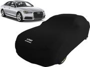 Capa Automotiva Para Audi A4 Tecido Helanca Lycra Cor Preta