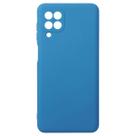 Capa Aveludada Azul Claro compatível Galaxy M22 M225 6.4 + Película Vidro 9h - Cell In Power25