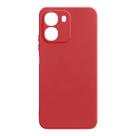 Capa Aveludada Para Oppo A6 Colorida Capinha Protetora Case Cor:Vermelho