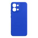 Capa Aveludada Para Oppo A6 Pro Colorida Capinha Protetora Cor:Azul