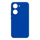 Capa Aveludada Para Poco X8 Pro Colorida - Capinha Protetora Cor:Azul
