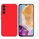 Capa Aveludada Para Samsung Galaxy M15 + Pelicula Hidrogel