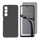 Capa Aveludada + Película Privativa Compatível Realme C65