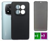 Capa Aveludada Preta Para Note 14 Pro Plus + Pel Privacidade