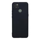 Capa Aveludada Preta + Película De Hydrogel Fosca Compatível Para Moto G9 Power Xt2091 6.8