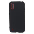 Capa Aveludada Preta + Película De Hydrogel HD Compatível Para Galaxy A01 A015 5.7 Capa Aveludada Preta + Película De Hydrogel HD Compatível Para Galaxy A01 A015 5.7