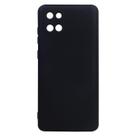 Capa Aveludada Preta + Película De Hydrogel HD Compativel Para Galaxy Note 10 Lite N770 6.7