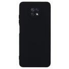 Capa Aveludada Preta + Película De Hydrogel HD Compatível Para Redmi Note 9T 5G Tela 6.53