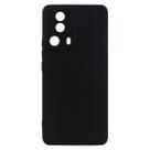 Capa Aveludada Preta + Película De Hydrogel HD Compatível Para Xiaomi Mi 13 Lite 6.55