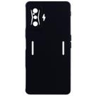 Capa Aveludada Preta + Película De Hydrogel Privacidade Compatível Para Xiaomi Poco F4 GT 6.67