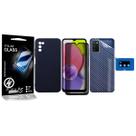 Capa Aveludada Preta + Pelicula Privacidade +traseira+ Camera P/ Galaxy A03S A037 6.5 - Cell In Power25 Capa Aveludada Preta + Pelicula Privacidade +traseira+ Camera P/ Galaxy A03S A037 6.5 - Cell In Power25