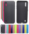 Capa Aveludada Proteção Capinha Para Galaxy A01 Silicone