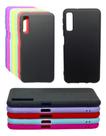 Capa Aveludada Proteção Capinha Para Galaxy A7 2018 Silicone