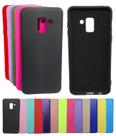 Capa Aveludada Proteção Capinha Para Galaxy A8 Silicone