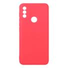 Capa Aveludada Rosa Chiclete compatível Moto E20 6.5 XT2155 + PEL. DE CERÂMICA - Cell In Power25