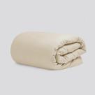 Capa Avulsa Edredom Queen 400 fios Microfibra Zíper - Duvet (Bege)